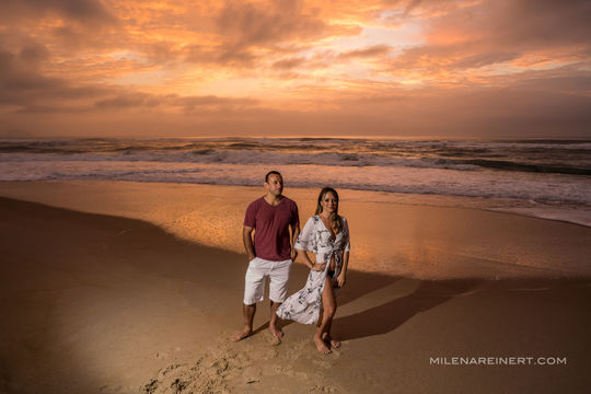 Ensaio Pré Casamento | Ana Paula + Thiago | Praia do Moçambique