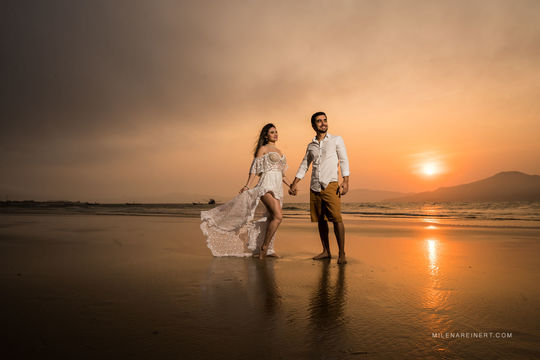 Ensaio Pré Casamento  | Paloma + Guilherme | Floripa